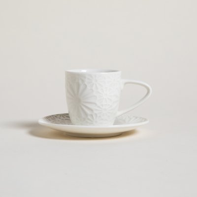 Taza Con Plato Margarita 100ml