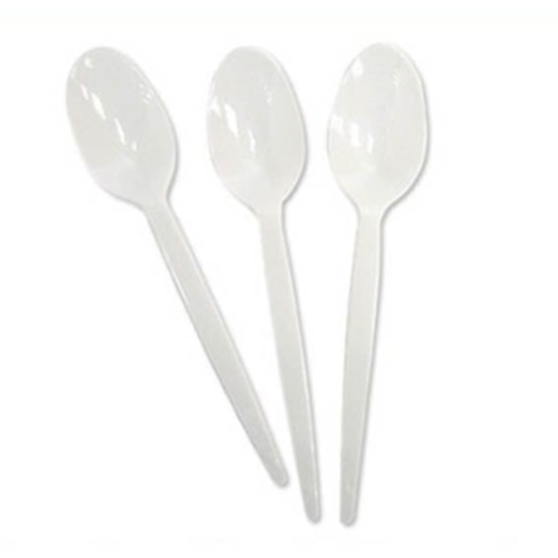 Cuchara Sundae Plastico Descartable X100 Unidades