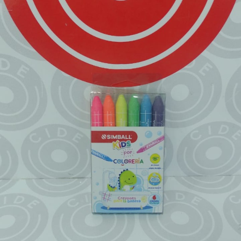 Crayon Simball X6 Para BaÑera