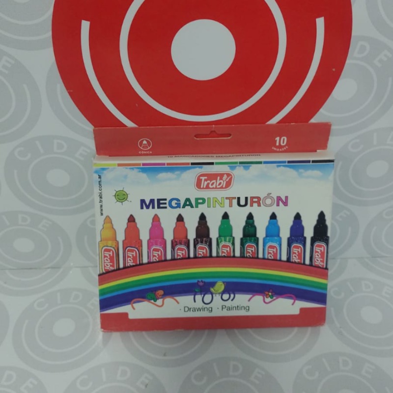 Marcadores Megapinturon Trabi X10