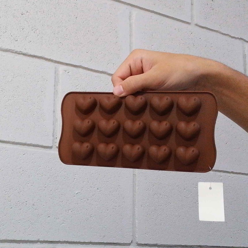 Molde Corazones Silicona