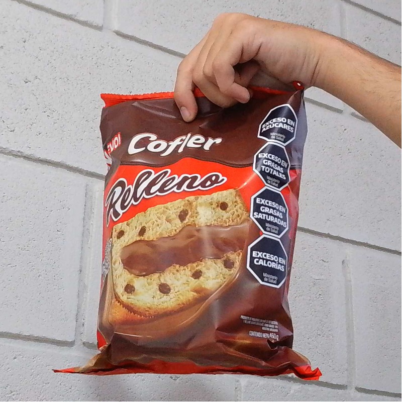 Pan Dulce Cofler Relleno Con Dulce De Leche / Chocolate Y Chips