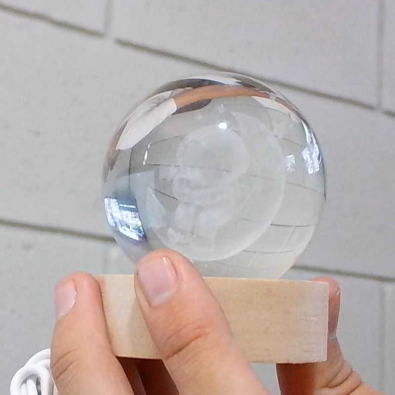 Bola De Cristal Con Luz De Noche