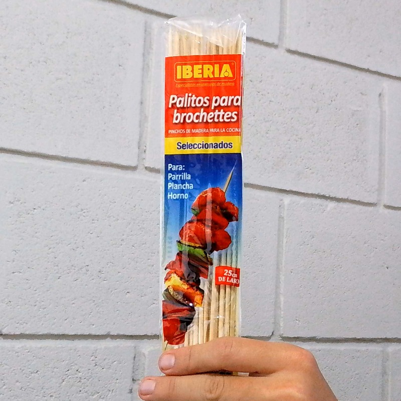 Palitos Para Brochette X25 Unidades