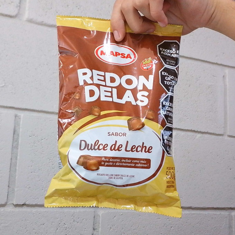 Bombon Redondela Mapsa Dulce De Leche O Mani X Kg