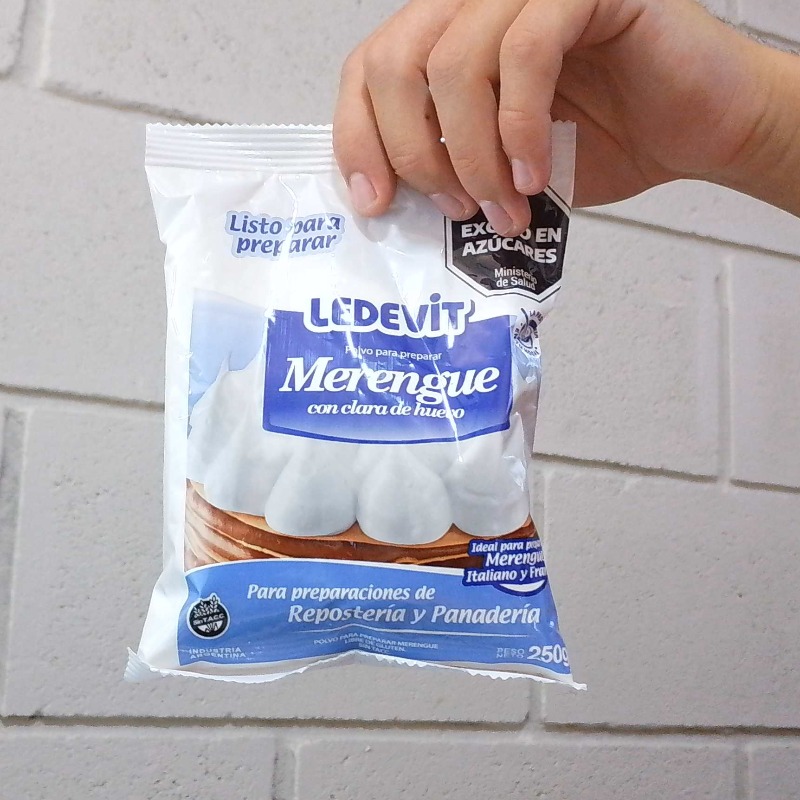Merengue En Polvo Ledevit X250 Grms