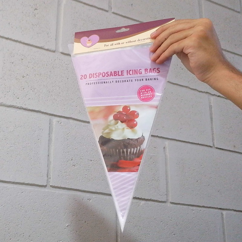 Manga De Plastico Transparente 30cm X 20u