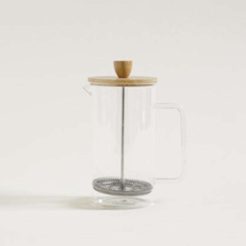 Cafetera Grey Con Embolo 1000 Ml