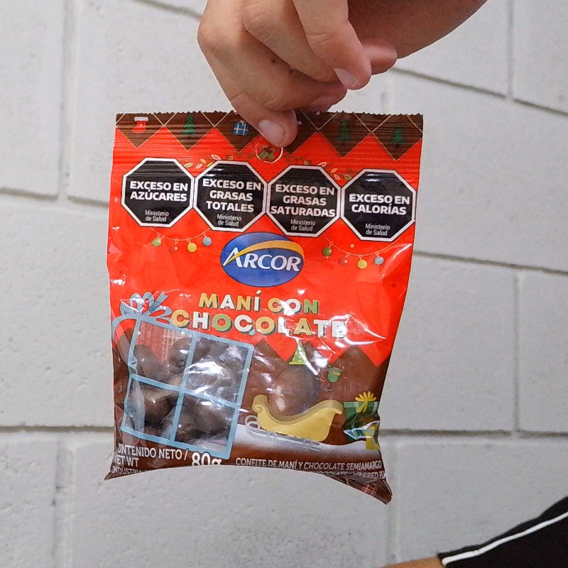 Mani Con Chocolate Arcor 80gr