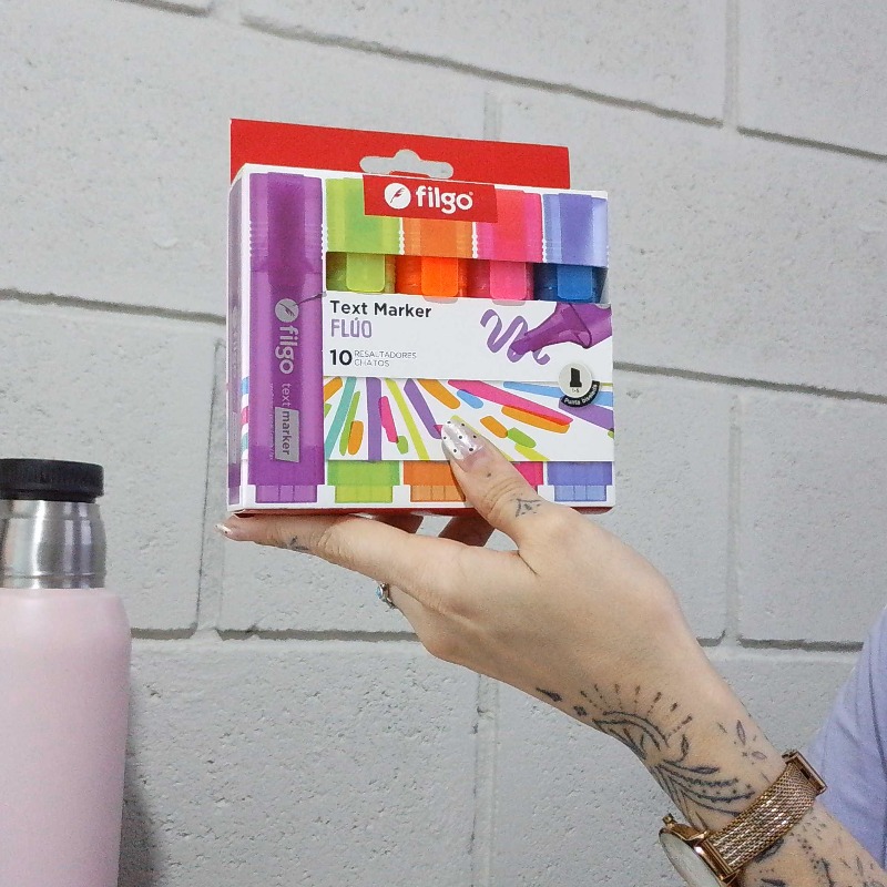 Resaltador Filgo Textmarker Fluo X10