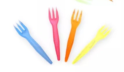 Tenedor Mini Color X50 Unidades