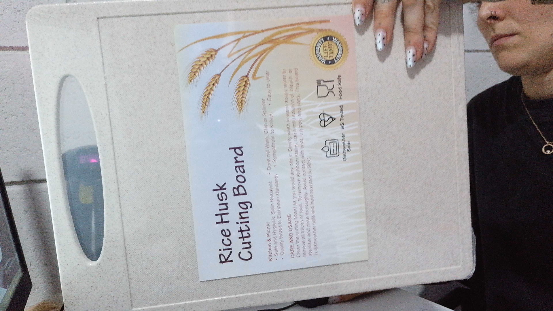 Tabla Para Picar Granite Beige 33.5c25